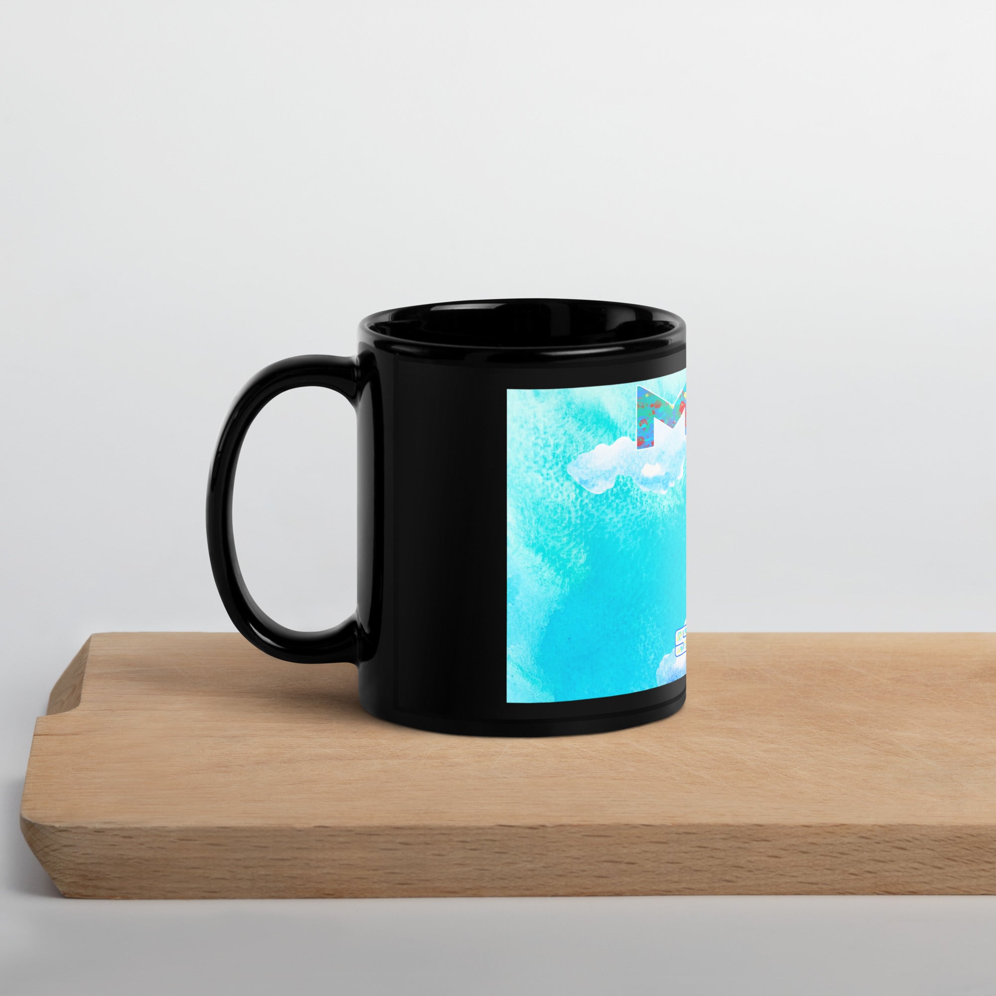 Black Glossy Mug